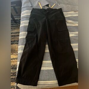 Black Baggy cargos Primark